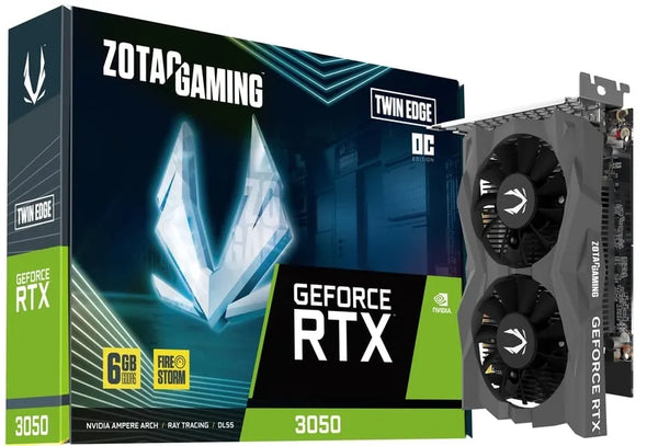 ZOTAC Gaming GeForce RTX 3050 6GB GDDR6 Twin Edge OC